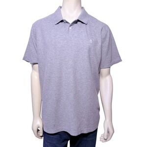 Original Penguin Mens XXL Gray Cotton Short Sleeve Classic Fit Polo Shirt